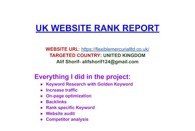 be your dedicated SEO manager for continuous organic traffic growth
